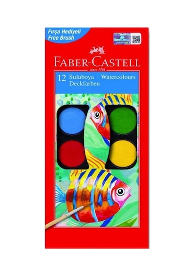 Faber Castell Faber-castell Sulu Boya Red Line Büyük Boy 12 Renk5292 125012 Karışık/çok Renkli
