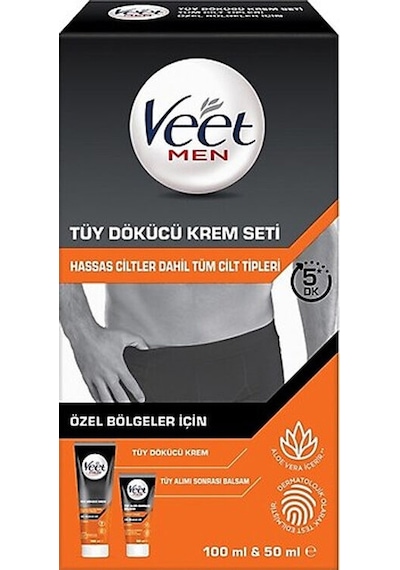 Veet Men Tüy Dökücü Krem Seti