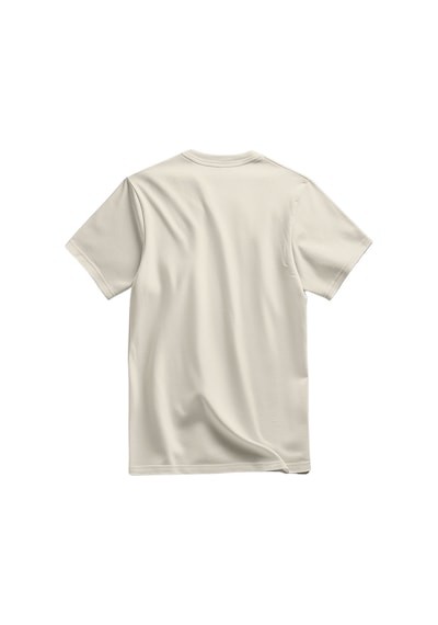 Unisex Kısa Kollu Hat Sanatı Ve Tarihi Kolaj Baskılı Tişört S - 2xl T300031 Krem