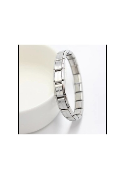 Italian Charm Silver Detailed Nomination Model Bileklik Silver - 646489826 Silver