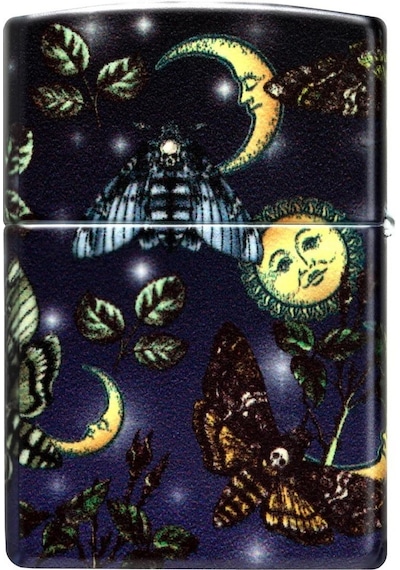 Zippo Butterfly Skull Design Çakmak