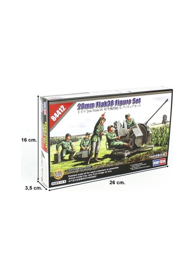 1/35 20mm Flak38 Topçuları Askeri Figür Maketi- Hobbyboss 84412