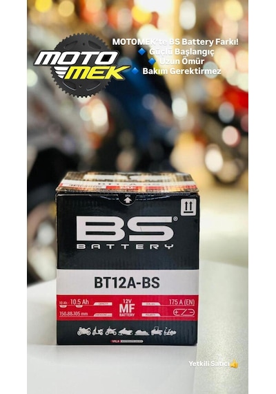 Sym Joymax 250i Joymax Z 250 Uyumlu Bs Battery Bt12a-bs Motosiklet Aküsü Yt12a