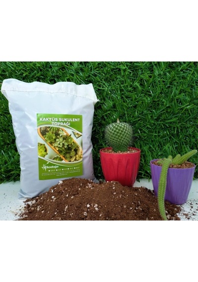 Kaktüs Toprağı 10 Lt Sukulent Toprağı Aloe Vera Toprağı Ithal Torf Pomza Perlit Vermikulit Karışımı Diğer