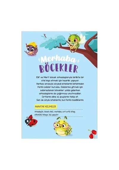 Sincap Kitap Merhaba Böcekler Cırt Cırtlı Hikaye Kitabı - Canan