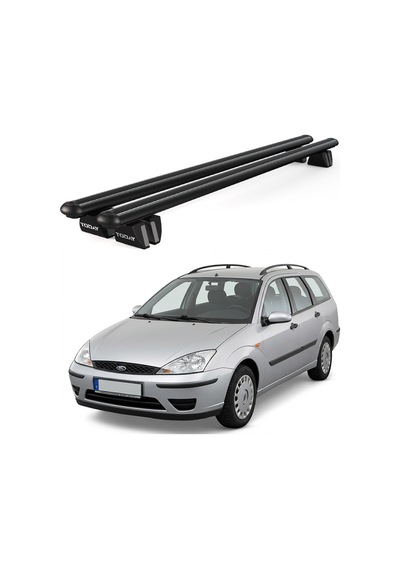 Pençe Ford Focus Sw 1999-2005 Uyumlu Siyah Ara Atkı 109cm Port Bagaj Tavan Barı