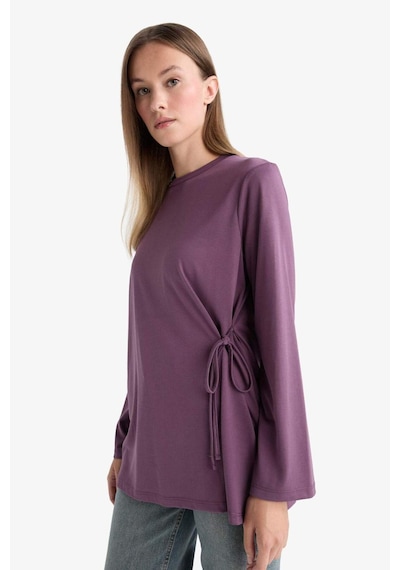 Defacto Regular Fit Modal Uzun Kollu Tunik G0305ax25aupr79 Mor