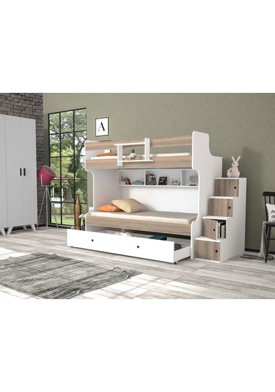 Napoli Yavrulu Seyyar Merdivenli Ranza Cordoba M2 90 X 190 Cm