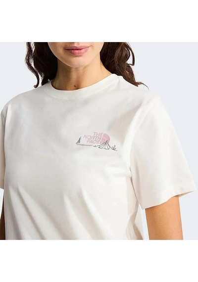 The North Face Monte Regular Ss Graphic Kadın Tişört C-the0a8ga9qlıqlı Beyaz