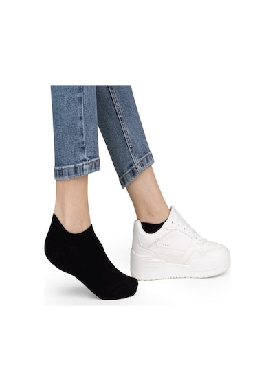 Ozzy Socks 12 Çift Kadın Siyah Pamuklu Patik Çorap Ekonomik Fiyatlı Günlük Kullanım Seti Siyah