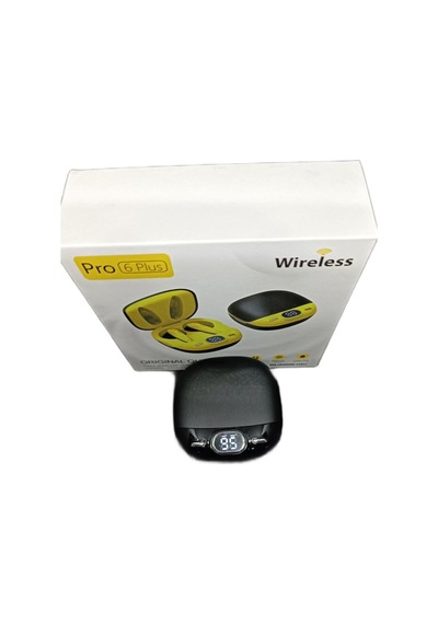 Pro6 Plus Kablosuz Led Işıklı Oyuncu Bluetooth Kulaklık 5.0 Siyah