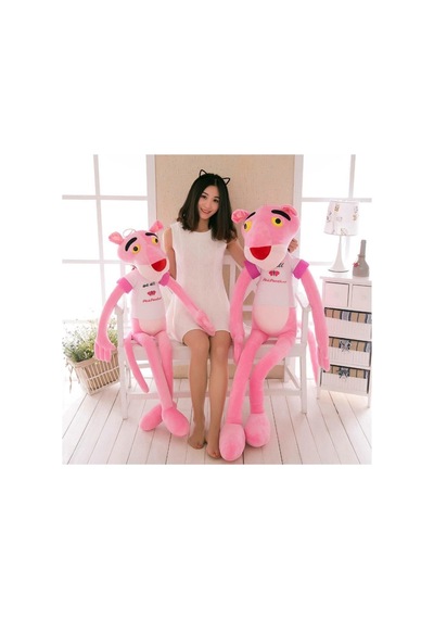 Peluş, Efsane Pembe Panter - Pink Panther 60 Cm. Renkli