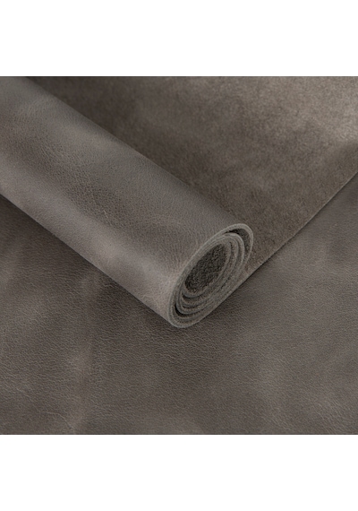 Atelier 91 Ash Gray Leather Desk Mat - Large Large Size