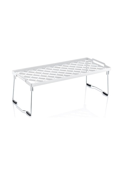 Dolap İçi Düzenleyici Metal Ayaklı Plastik Mutfak Raf Organizer Çok Renkli
