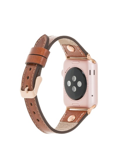 Apple Uyumlu  Watch Deri Kordon 38-40-41mm Slim Rt Rst2ef
