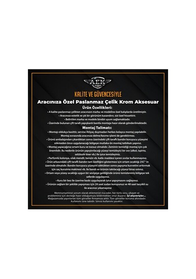 Citroen Jumper 2006-2024 Araca Özel Krom Bagaj Çıtası A+