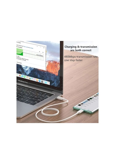 Type-c To Type-c Macbook Şarj Kablosu - 2 Metre Yüksek Hızlı Data Veri Aktarım Kablosu
