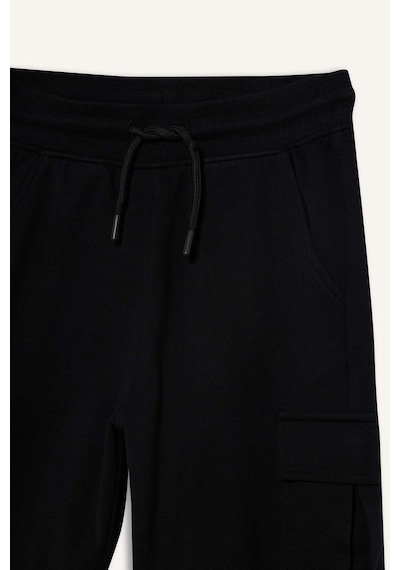 Defacto Regular Fıt Sweatshirt Kumaşı Şort Erkek Çocuk B5868a826smbk27 Siyah-bk27