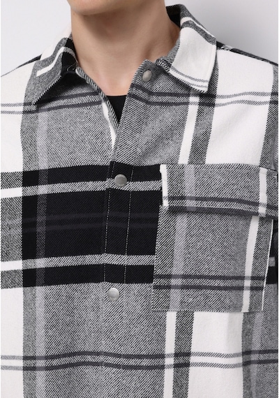 Colin's Colins Comfort Fit Shirt Neck Ekoseli Erkek Siyah Shacket Cl1076730 Q1.v1 Blk Siyah Colin's Colins Comfort Fit Shirt Neck Ekoseli Erkek Siyah Shacket Cl1076730 Q1.v1 Blk Siyah