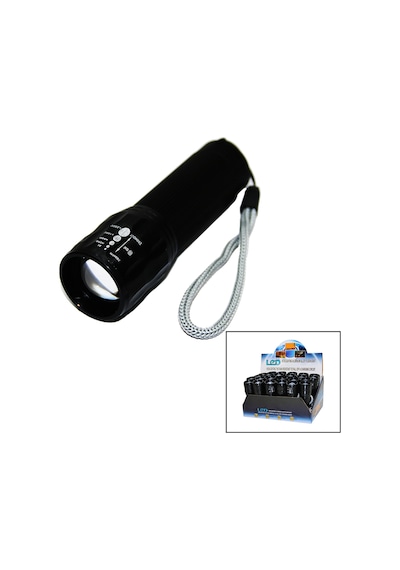 Led Gold Orıon Hıghlıghtıng Aluminum Flashlight Pilli Zoomlu El F Çok Renkli