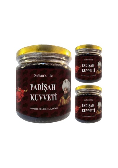 Padişah Kuvveti Macun 3 Adet Bay Bayan Çiftelere Özel Bitkisel Karışımlı Kuvvetmacunu 240gr