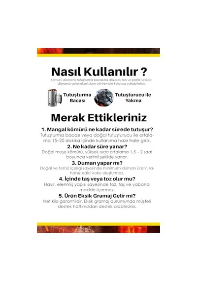 Naturholz 3 Kg Doğal Meşe Bbq Mangal Kömürü Temiz Dolum Net Kilo Garantisi Özel Fb Paket Diğer