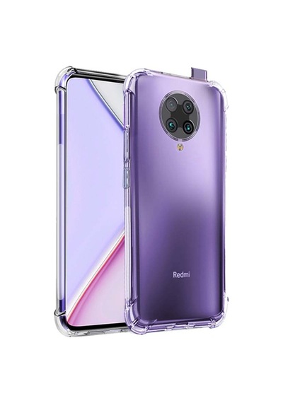 Xiaomi Poco F2 Pro Kapak Silikon Antishock Köşe Korumalı Airbag Şeffaf Kılıf