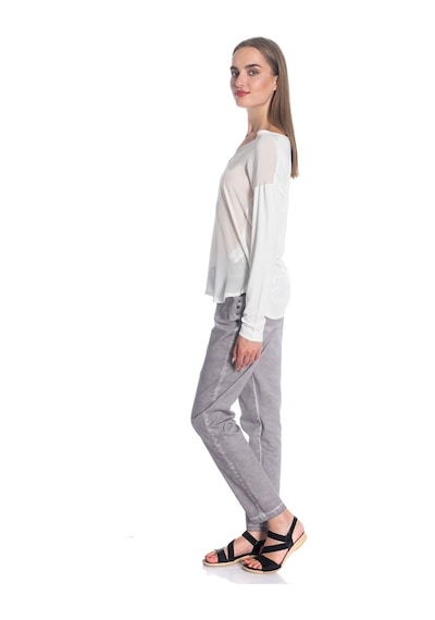Bulalgiy Kadın Ekru Ipek Bluz - Bga175859