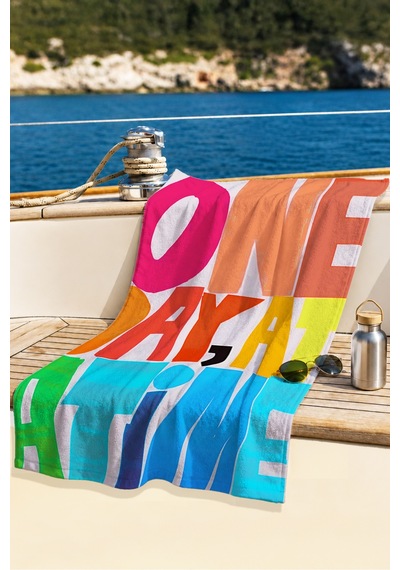 Yazılı Renkli Modern Plaj Havlusu - Tipografik Neon Gradient Tasarım Hızlı Kuruyan Mikrofiber Havlu Dalgın Karamel Yazılı Renkli Modern Plaj Havlusu - Tipografik Neon Gradient Tasarım Hızlı Kuruyan Mikrofiber Havlu Dalgın Karamel