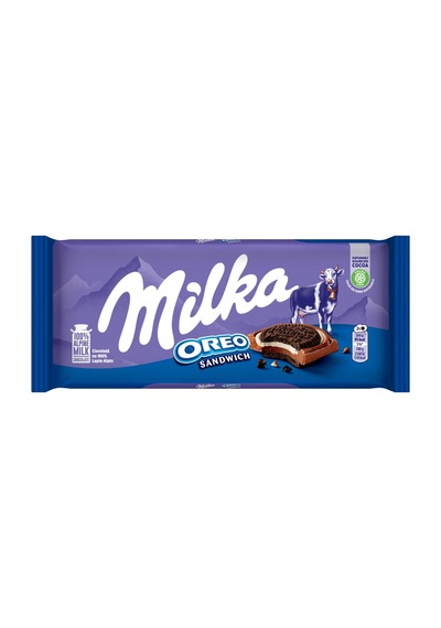 Milka Sandwıch Çikolata 92g Oreolu - Alp Sütlü Çikolata Ve Çıtır Oreo 8'li Avantaj Paketi - 8 A Tarı