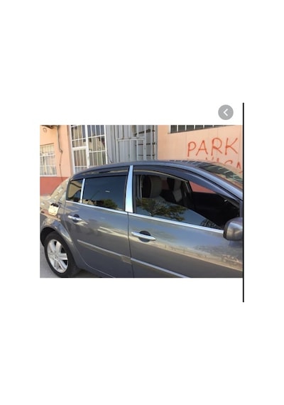 Renault Megane 2 Krom Kapı Direği 4 Parça 2003-2008 Paslanmaz