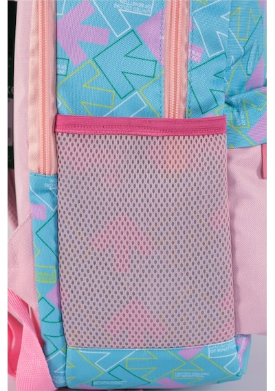 United Colors Of Benetton Bnt03731 Kadın Sırt Çantası Mint/Pembe Çok Renkli