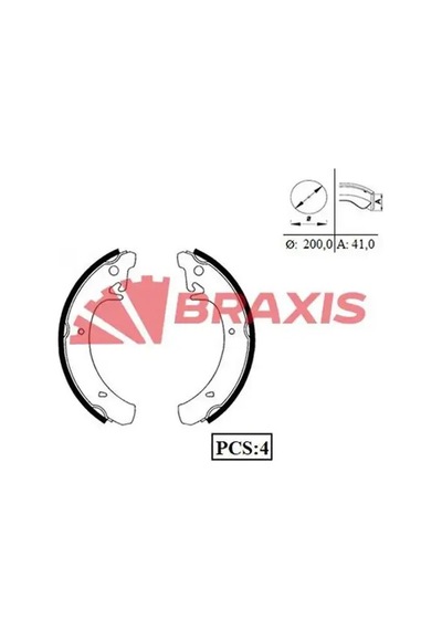 Braxıs Ac0003 Arka Fren Balatasi 11183502090 21083502090