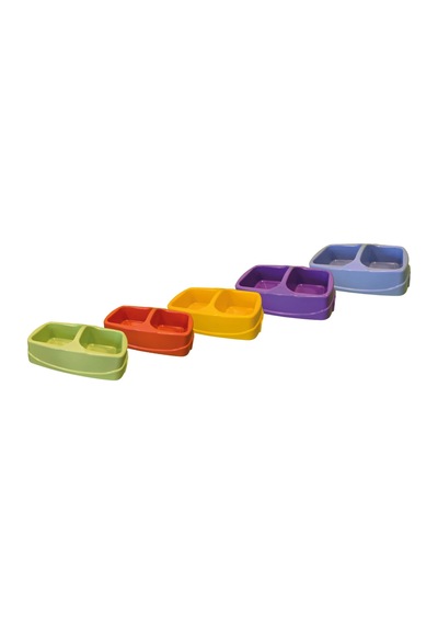 Jooys Plastik Mama Kabı İkili Küçük