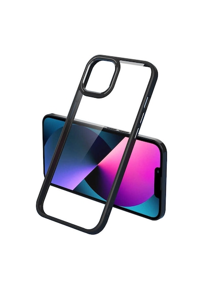 Butam Bilişim Apple Uyumlu iPhone 13 Pro Max Krom Kılıf-siyah Siyah