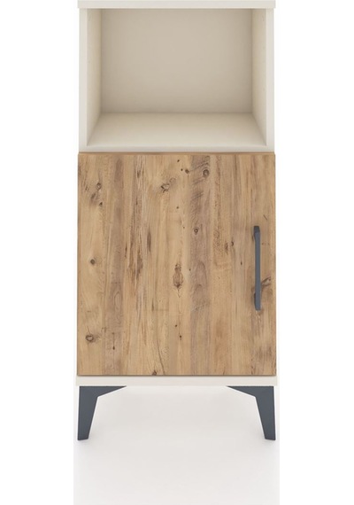 Arges Komodin 2 Raflı Tek Kapaklı 44x30x96 Aytaşı-çam Aytaşı