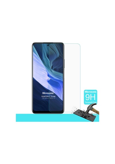 Microsonic Infinix Note 10 Tempered Glass Cam Ekran Koruyucu
