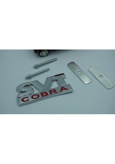 Ford Mustang Shelby Svt Cobra Vidalı Krom Metal 3D Logo Amblem (547069409)