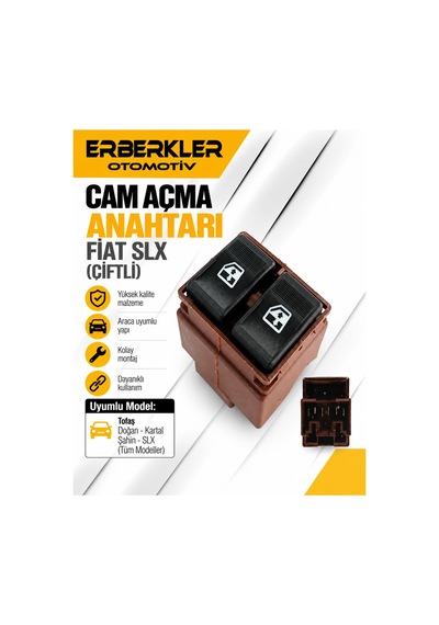 Cam Açma Anahtarı Fıat Slx Çiftli - Erb2208