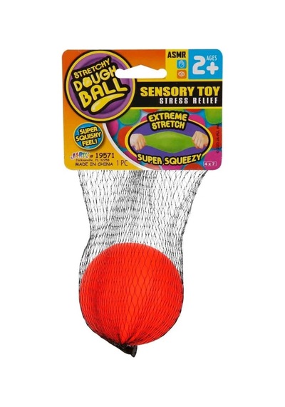 Stretchy Dough Ball - Stres Giderici Esnek Oyun Hamuru Topu - Turuncu