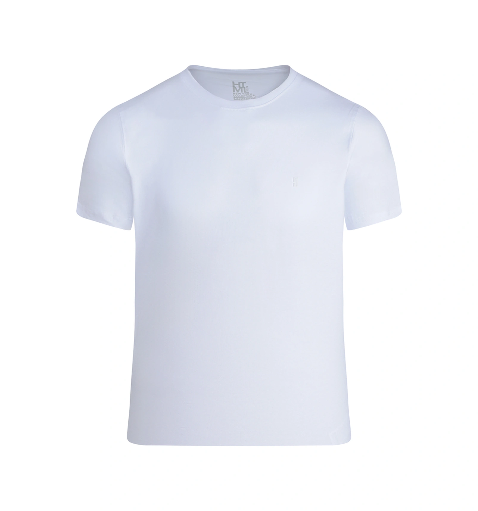 Hatemoğlu Beyaz Regular Fit Bisiklet Yaka Pamuklu Tişört 350501 Hatemoğlu Beyaz Regular Fit Bisiklet Yaka Pamuklu Tişört 350501