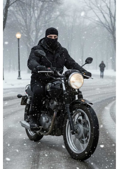 Tezzgelsin Kadın Rüzgar Geçirmez Termal Şardonlu Kayak Ve Motorcu Maskesi Termal Kar Maskesi Siyah