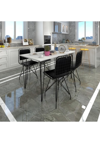 Knsz masa sandalye takımı hem75mazlum byzsyh 130*070 sm 4 sandaly