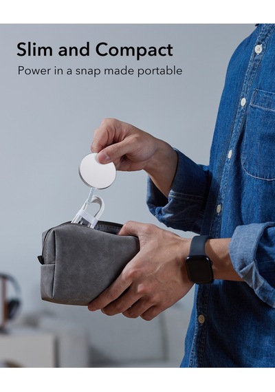 Halolock 15w Mini Magsafe Şarj Cihazı Beyaz