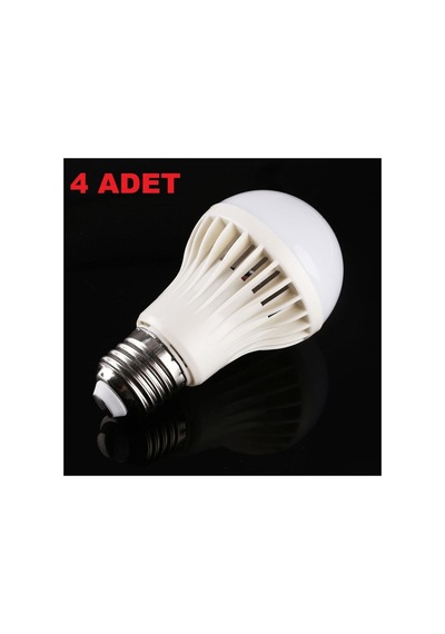 Led Aydınlatmalar-7w Enerji Tasarruflu Led Ampul 4 Adet -17677 Diğer