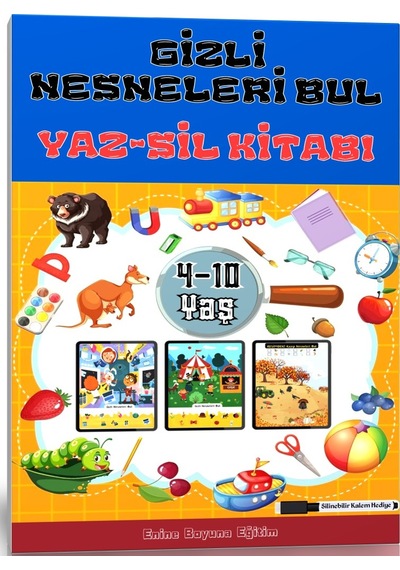 Gizli Nesneleri Bul Yaz-sil Kitabı