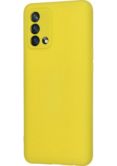 Newface Oppo A74 4g Kılıf Nano İçi Kadife Silikon Semeglbl - 67 - Sarı