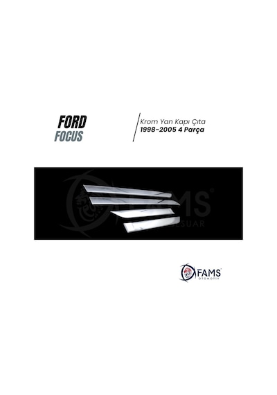 Ford Focus 1 Krom Yan Kapı Çıta 4 Kapı 1998-2005 P.çelik