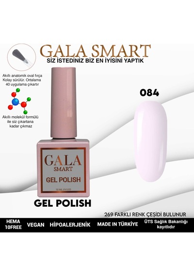 Gala Smart Classic Kalıcı Oje 10 Mle No:084