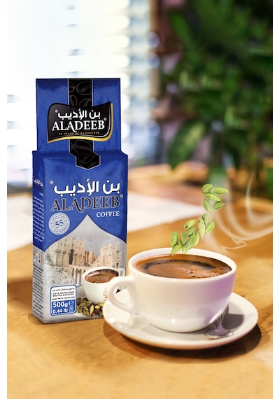 Aladeeb Çifte Kavrulmuş Ekstra Kakuleli Türk Kahvesi 500 G